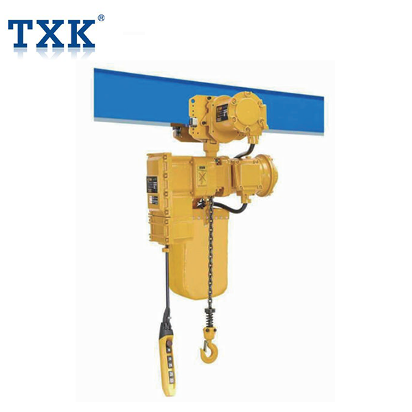 Explosion proof hook electric hoist with trolley